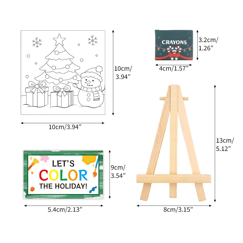 Christmas Coloring Activity Elf Prop Set