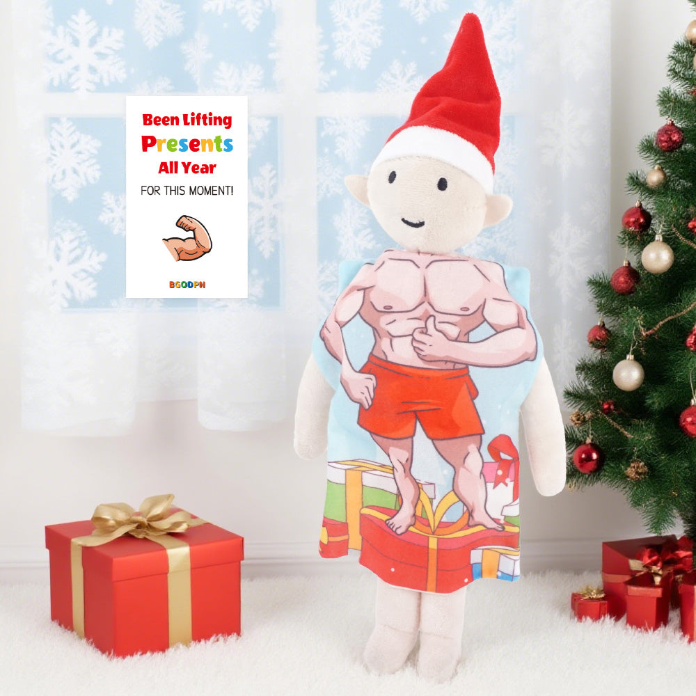 elf-muscle-shirt-costume-set - Christmas Elf Props | BGODPN