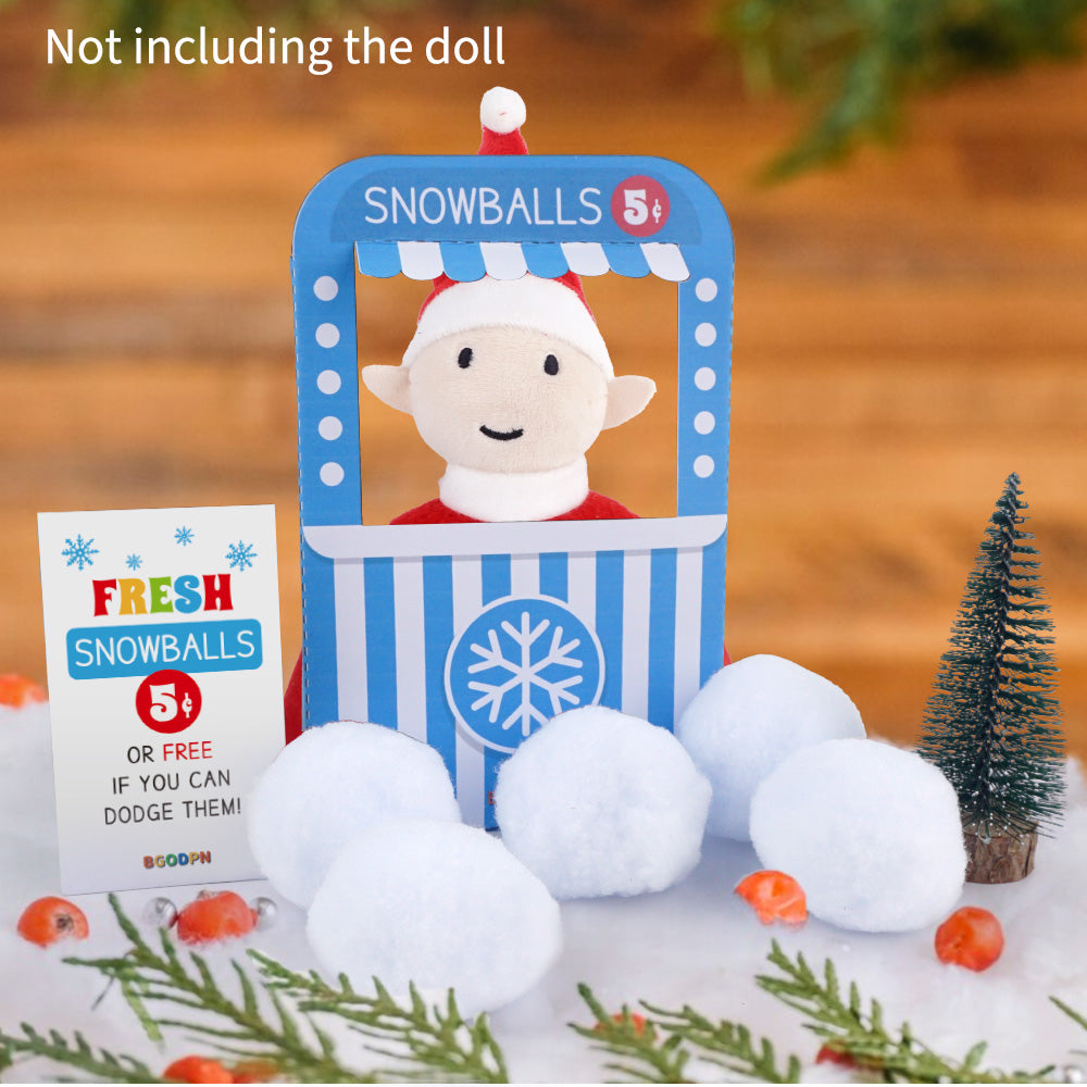 holiday-snowball-stand-elf-props-set - Christmas Elf Props | BGODPN