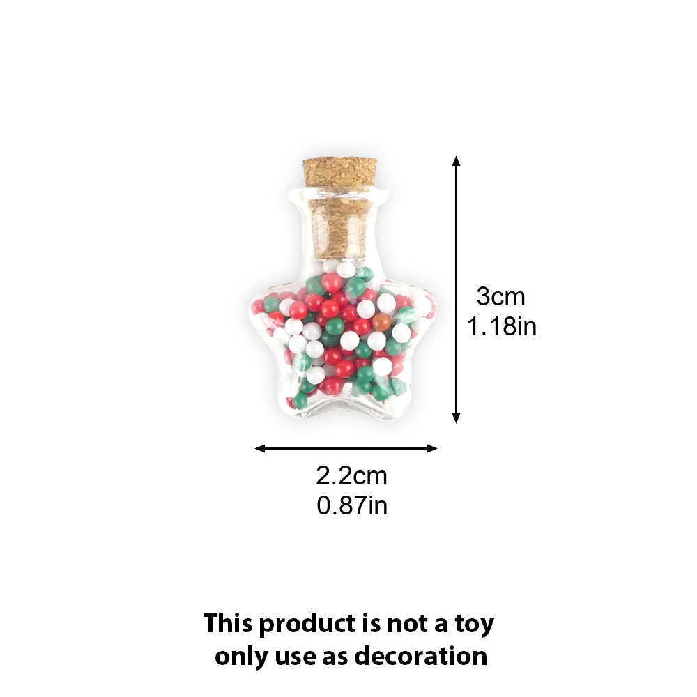 Christmas elf prop set with magic note card and star bottle for a holiday elf display.
