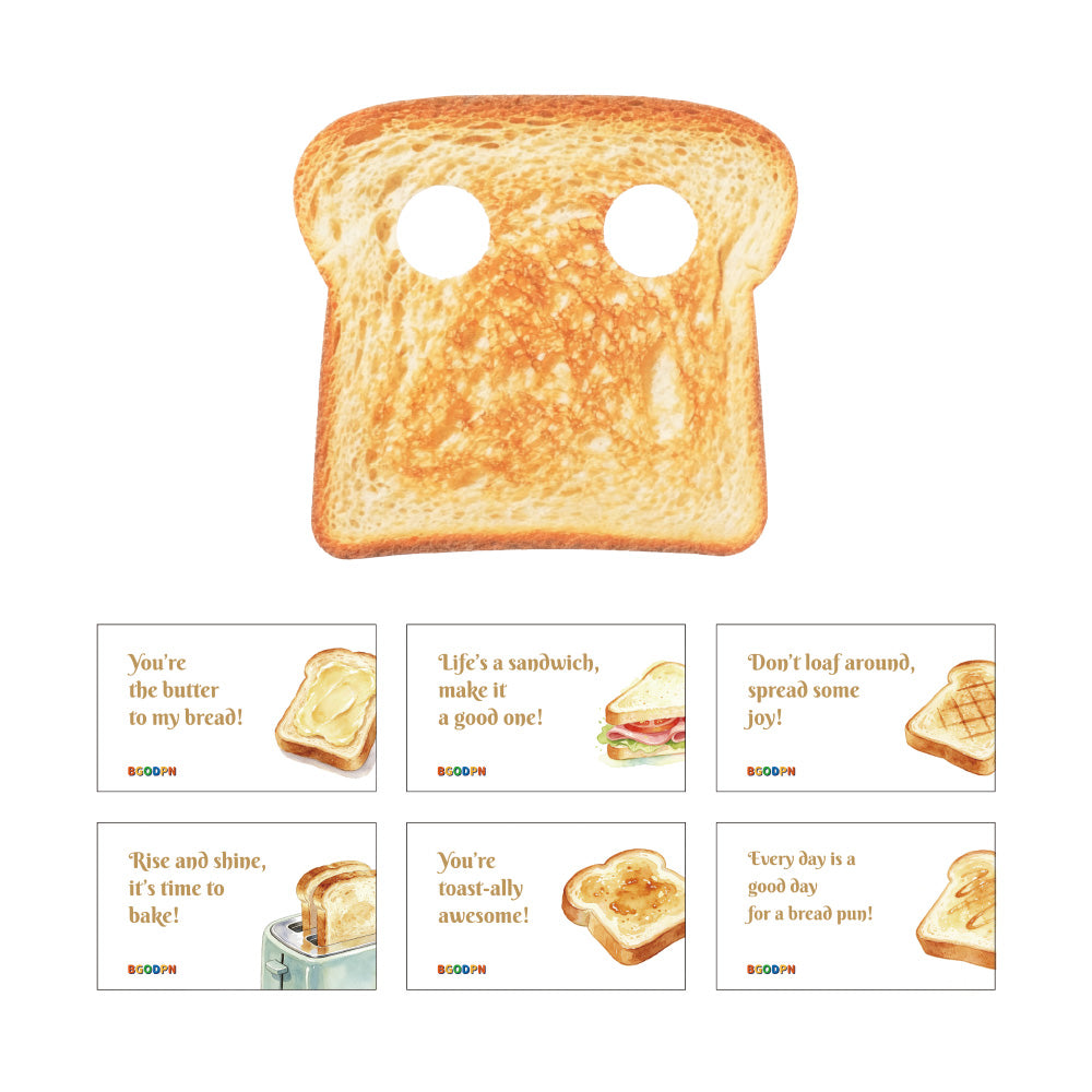 Christmas toast theme elf prop set with bread costume accessory and holiday message cards
