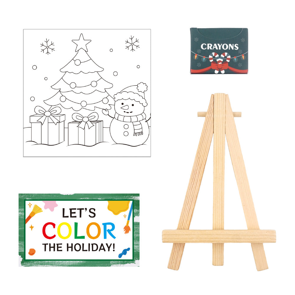 Christmas Coloring Activity Elf Prop Set