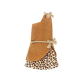 Christmas elf costume prop set with brown cave outfit for holiday elf display
